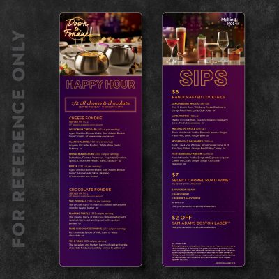 Melting Pot Down to Fondue(DTF) Happy Hour menu, product thumbnail